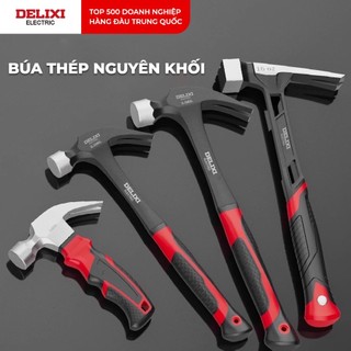  Búa đóng nhổ đinh Delixi - Búa Mỏ Quạ Thép Một Khối Độ Cứng Cao 