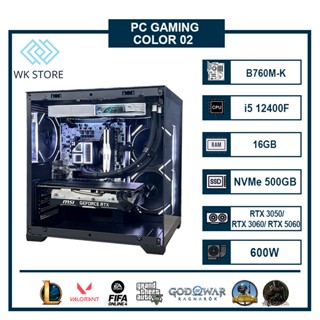 Máy Tính PC COLOR 02 | i5 12400f | Ram 16GB RGB | VGA RTX 3050/ RTX 3060/ RTX 5060 Mới BH 36T