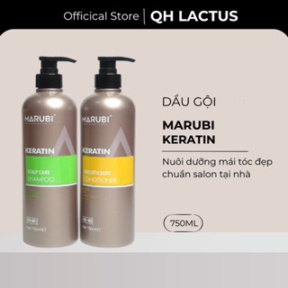  Dầu gội marubi keratin phục hồi hư tổn cho tóc bết ngăn gàu giảm rụng tóc keratin marubi 750ml 
