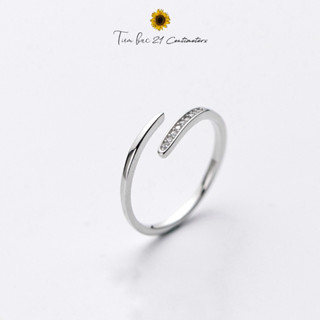  Nhẫn bạc Linn Nhẫn bạc Tiệm bạc 21Centimeters 