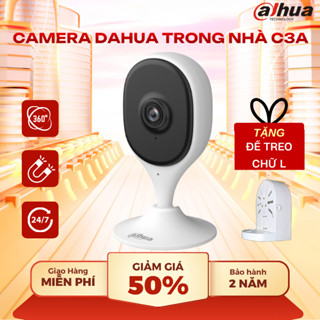 Camera wifi Dahua trong nhà C3A 3MP, cài đặt dễ dàng, tích hợp đế nam châm, bảo hành 2 năm
