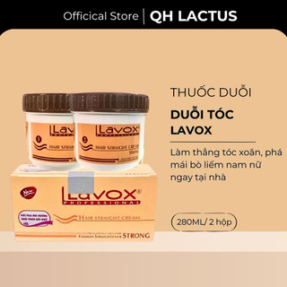  Thuốc duỗi tóc Lavox 280ml thuốc ép side nam phá mái bò liếm nam nữ 