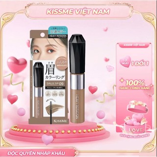  Mascara Chải Đổi Màu Lông Mày Chống Trôi Siêu Bền Kissme Heavy Rotation Màu Tro Tự Nhiên EX09 