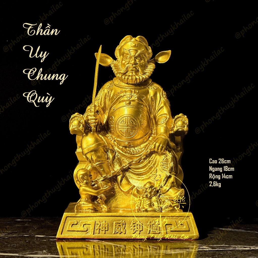 Thần Uy Chung Quỳ - Tượng Đồng Thờ Cúng