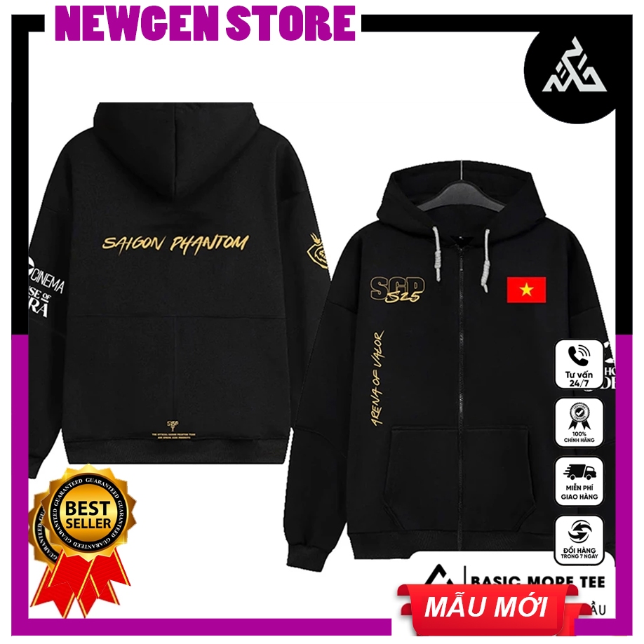 Áo Hoodie Khoác nỉ Saigon Phantom - Team Flash - Skibidi Toilet