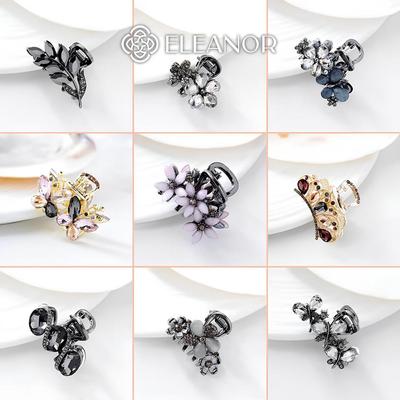 Kẹp tóc nữ càng cua Eleanor Accessories đính đá đa dạng kiểu dáng phụ kiện tóc kẹp tóc 11048