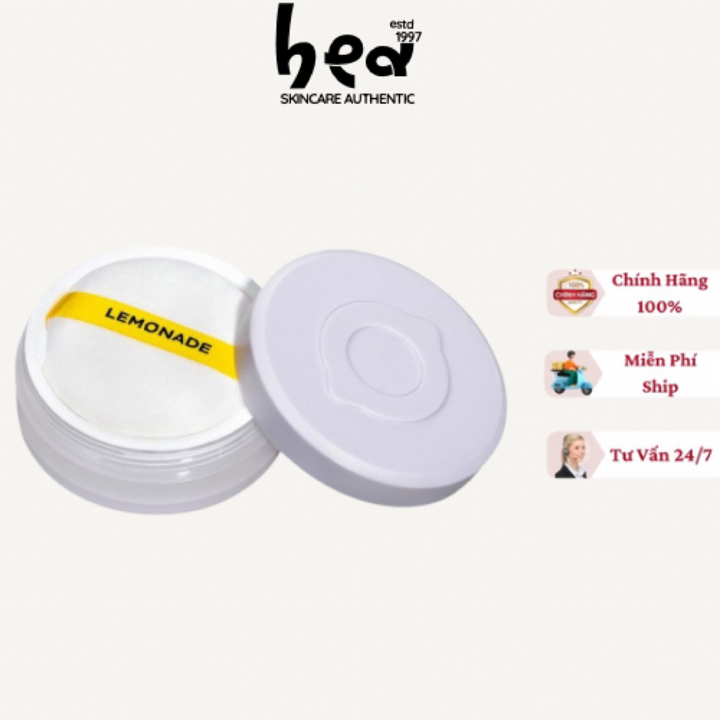 [Chính Hãng] Phấn Phủ Bột Kiềm Dầu Lemonade Supermatte No Makeup Powder Phấn Phủ Thuần Chay 9g