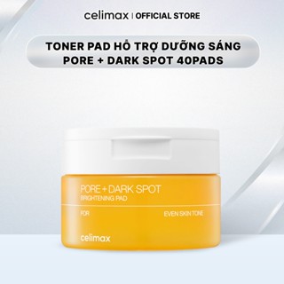   Võ Hà Linh x Celimax  Toner Pad Dưỡng Celimax Hỗ Trợ Dưỡng Sáng Se Khít Lỗ Chân Lông Pore + Dark Spot Brightening 40M 