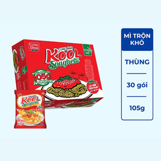  Thùng 30 Gói Mì Cung Đình Kool Spaghetti  105g X 30 Gói  