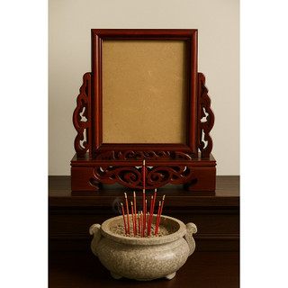 Khung Hình Gỗ bàn thờ [rộng 20* cao 25 cm]