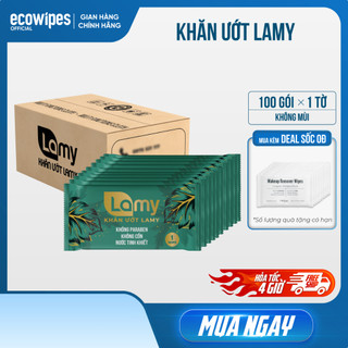  Thùng 20 60 100 cái khăn lạnh cao cấp Lamy 1 tờ Hương Tự Nhiên dùng đãi tiệc nhà hàng 