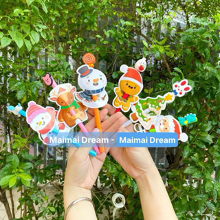  Set 60 giấy cắm kẹo NOEL Trung Thu TẾT Halloween cute quà tặng Tết 