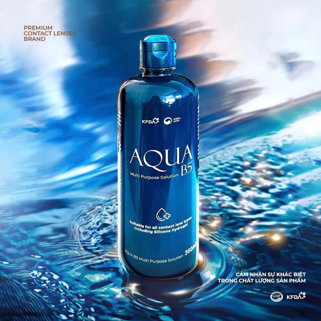 [Chính Hãng] Nước Ngâm, Sát Khuẩn, Bảo Quản Kính Áp Tròng Aqua B5, Dream Eye, Fresh Eye, Eye Plus Mu