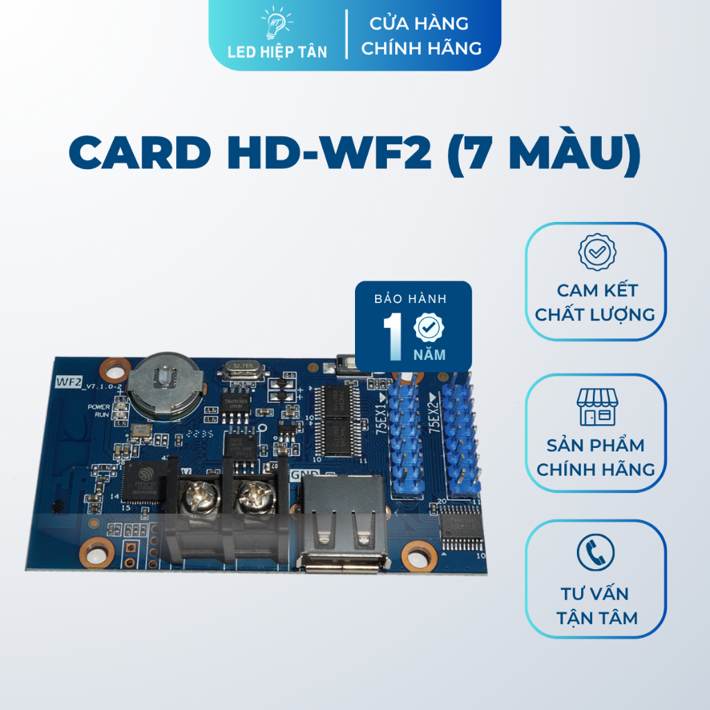 Card điều khiển model HD-WF2 công suất 0.6W-5V dùng cho màn hình LED hiển thị