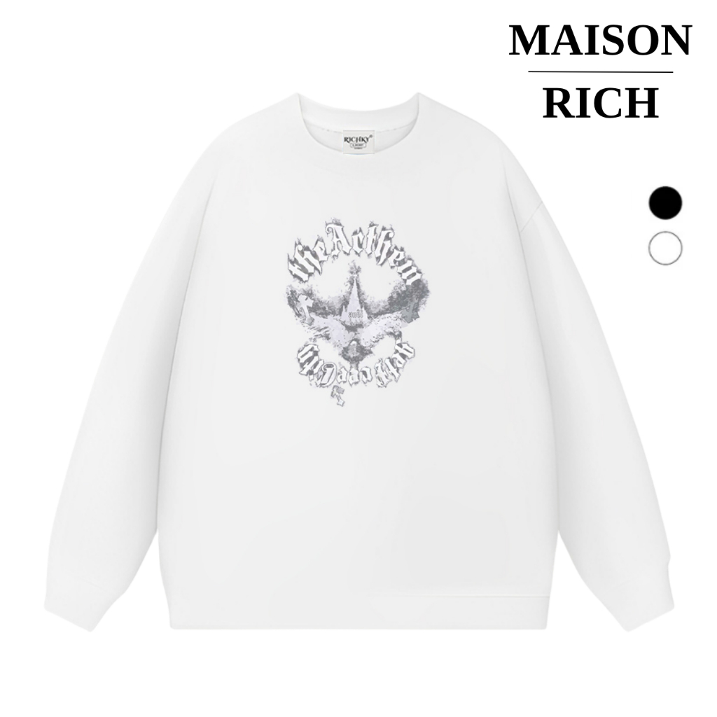 Áo Sweater Maison Rich Premium Nỉ Phong Cách The Alchemy Gothic Style