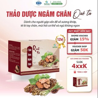  Thảo dược ngâm chân TRATOSA 12 Vị thảo dược hộp 25 gói dùng 1 tháng 