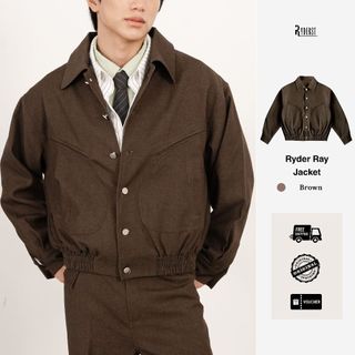Áo Khoác Nam Ryder Ray Jacket JKR01 Cotton Relaxed Fit Giữ Form