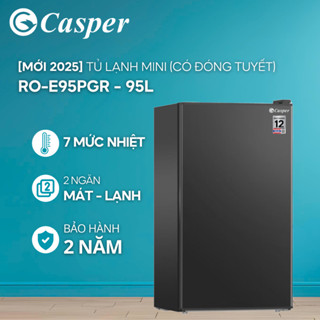  Tủ lạnh Casper mini một cửa 95L RO-95PG   RO-E95PGR  Có đóng tuyết  - Chính hãng - Bảo hành 2 năm 