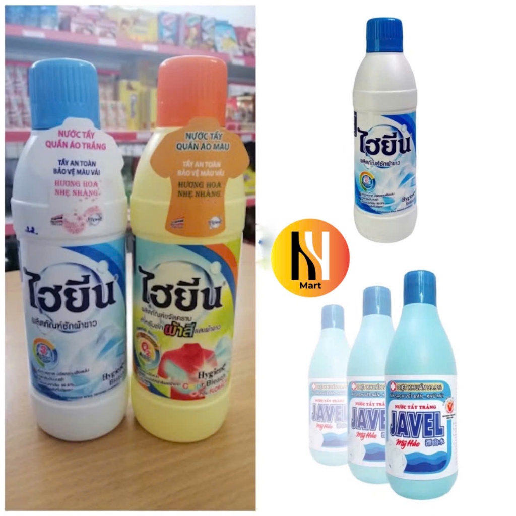 Thuốc tẩy trắng- màu quần áo Thái Lan 250ml - Nước tẩy JAVEN sạch các vết bẩn