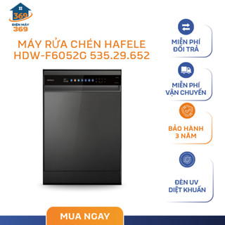 Máy Rửa Chén Độc Lập HDW-F6052G Hafele 535.29.652 - 15 bộ - Điều khiển cảm ứng - SMC