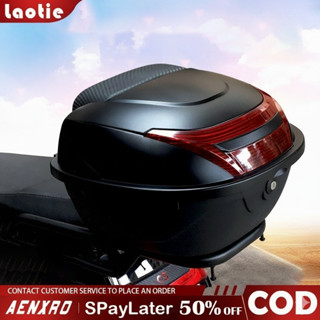 Hộp đựng xe máy chống nước 36L chống sốc chống trộm có dải phản quang ánh sáng ban đêm phù hợp với hầu hết các dòng