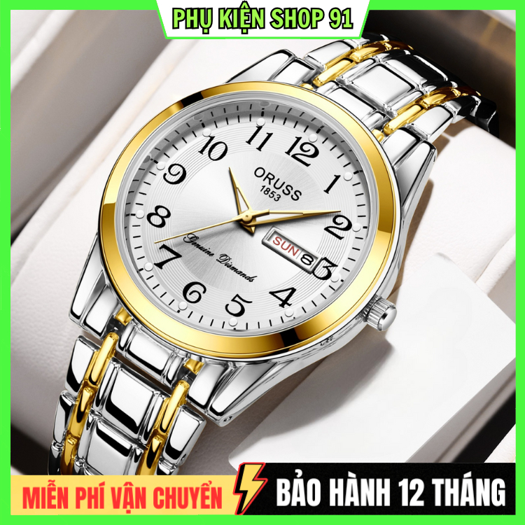 ĐỒNG HỒ ORUSS NAM CAO CẤP , CHỐNG XƯỚC , CHỐNG NƯỚC CAO CẤP . BẢO HÀNH 1 NĂM