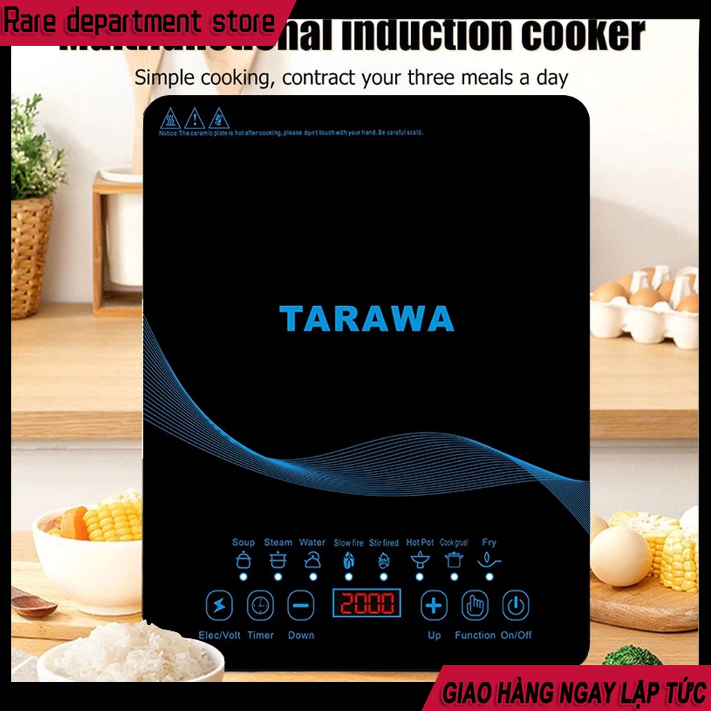 Bếp từ gia đình công suất cao, 8 chế độ nấu đa chức năng, bảng điều khiển màn hình cảm ứng,Bếp cảm ứng đa năng