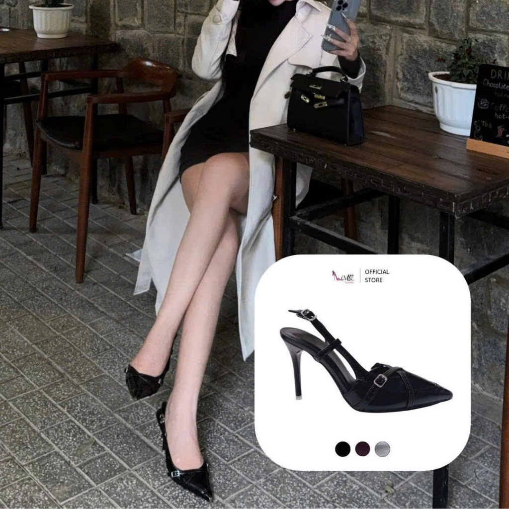 LOVIIECORNER - GIÀY CAO GÓT MŨI NHỌN 9CM - GUỐC CAO GÓT NỮ ĐI TIỆC THANH LỊCH - G241179 - HDP2604