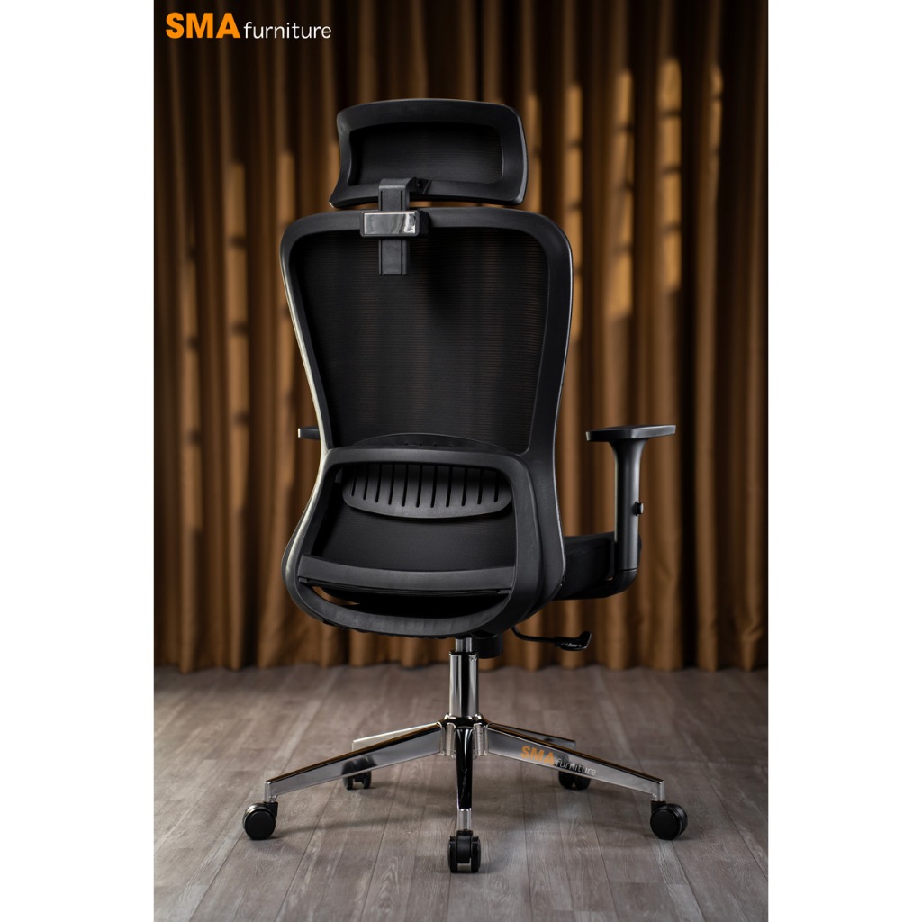 Ghế công thái học SMA Furniture SMA SIMPLE, tựa lưng 2D, ngả ghế 120 độ, bảo hành 3 năm | BigBuy360 - bigbuy360.vn