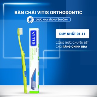  Bàn Chải Chăm Sóc Răng Chỉnh Nha Vitis Orthodontic 