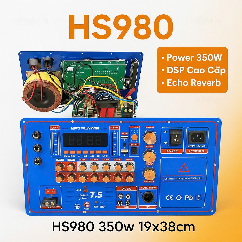Mạch Loa Kéo H270, H980, KT 19x38, công suất mạnh mẽ, bảo hành 6 tháng