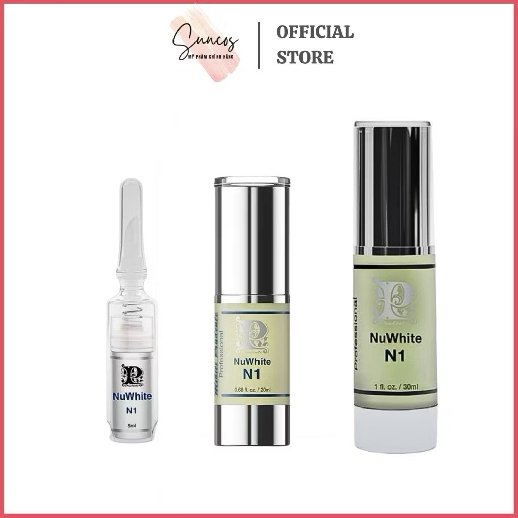 Kem làm hồng nhũ hoa Mibiti Prudente NuWhite N1 5ml, 20ml, 30ml - Suncos