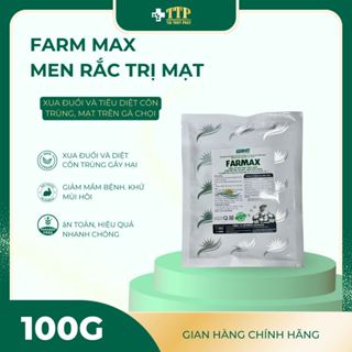 Men rắc trên gà FARM MAX diệt mò mạt ở gà chọ.i an toàn hiệu quả 100G