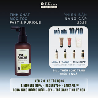  Xịt mọc tóc giảm rụng cải thiện mật độ tóc với Redensyl & Baicapil Fast & FuriousTM Vyvyhaircare V 150ml 