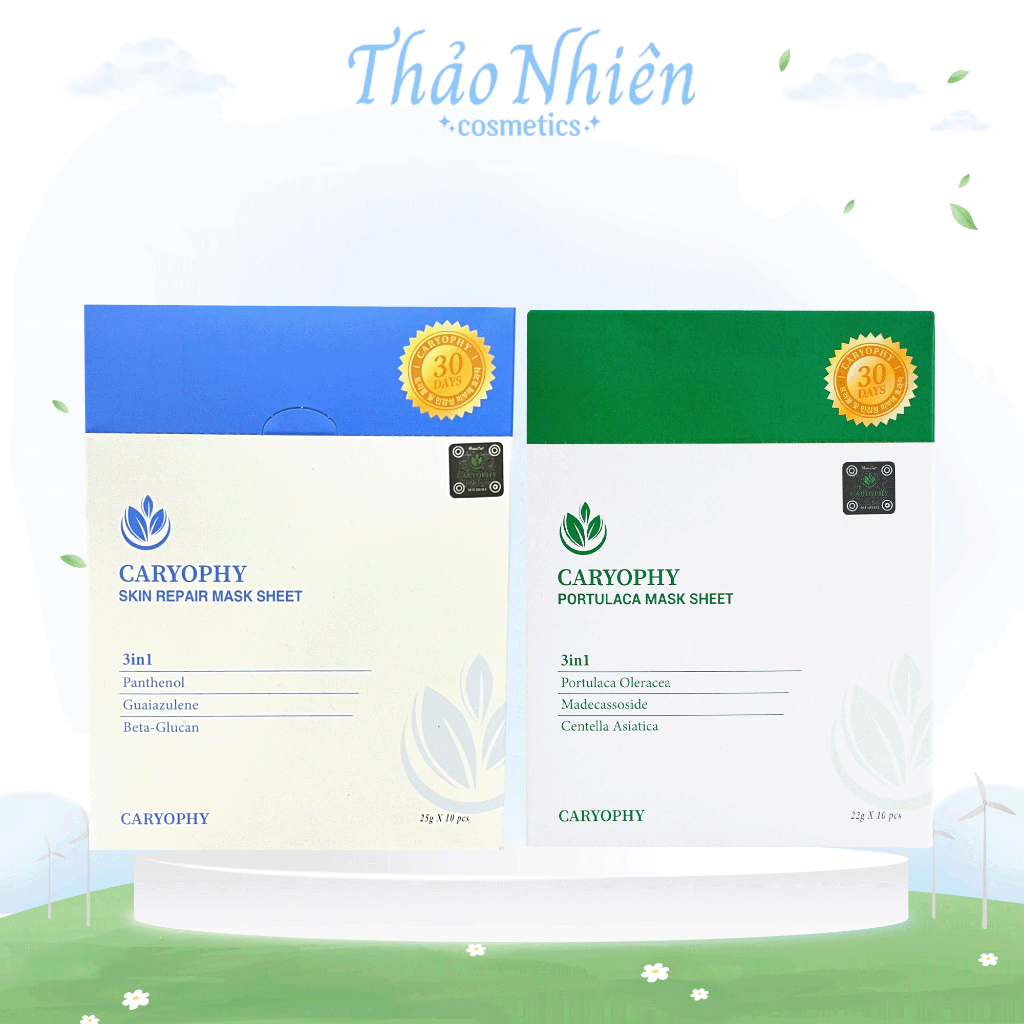 [HỘP 10 MIẾNG] Mặt Nạ Caryophy Mask Sheet