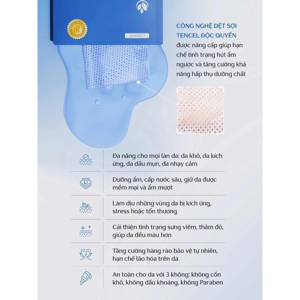[HỘP 10 MIẾNG] Mặt Nạ Caryophy Mask Sheet | BigBuy360 - bigbuy360.vn