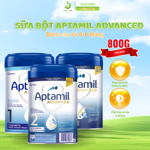[2026] Sữa bột Aptamil Advanced 800gr cho bé - Hàng Anh
