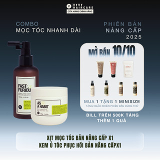  Bộ sản phẩm xịt bưởi kịc mọc+ kem ủ tóc tráng gương vyvyhaircare V 500ml 
