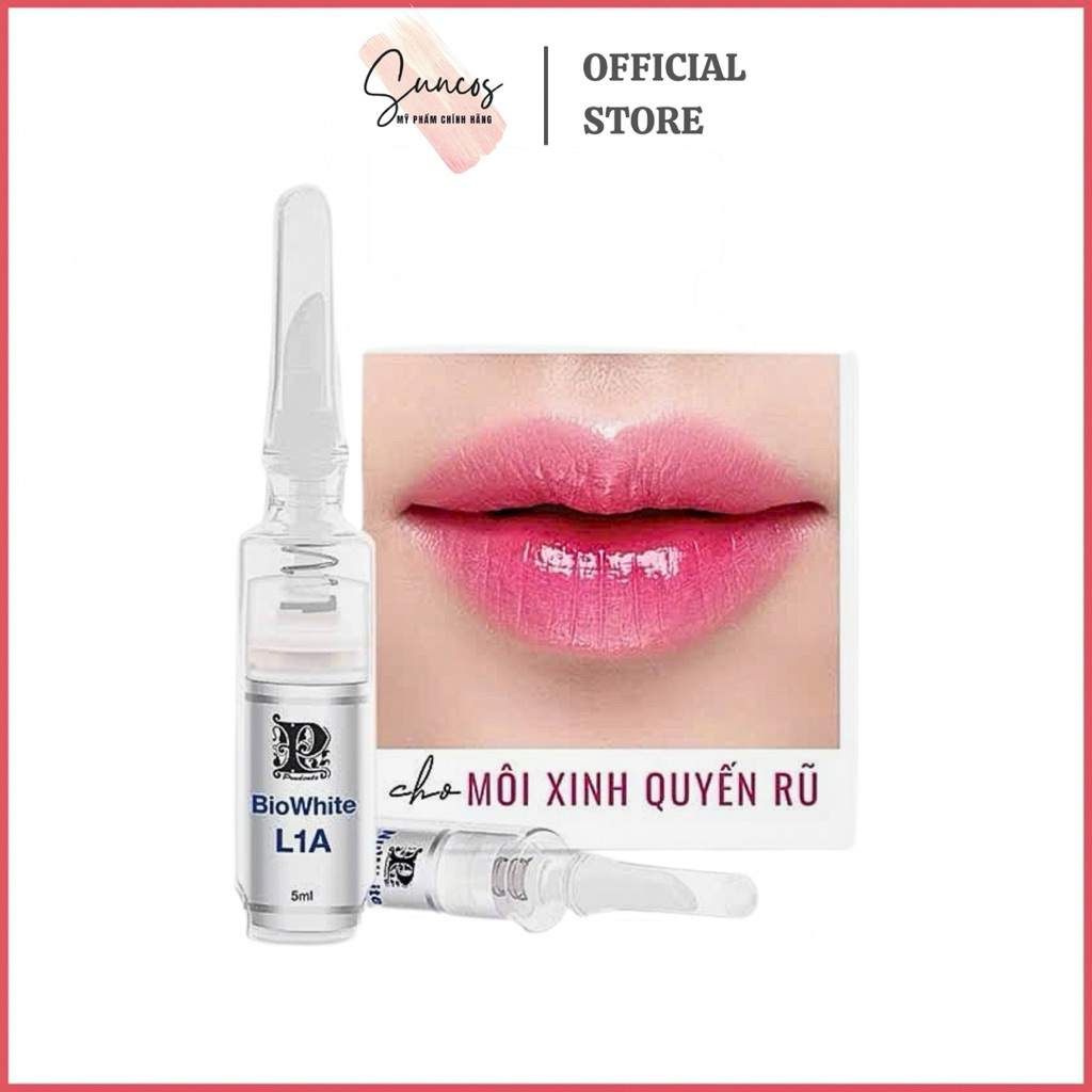 Kem làm hồng môi Mibiti Prudente NuWhite L1A 5ml - Suncos