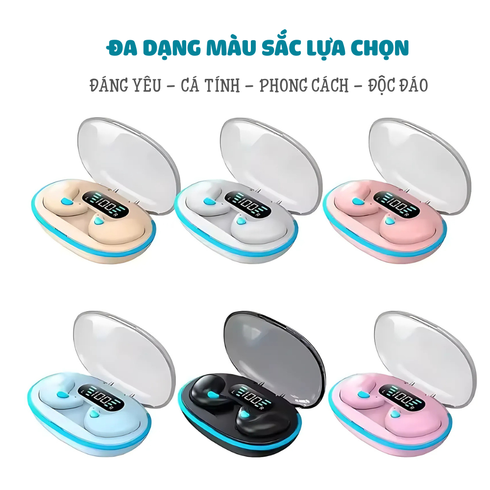 Tai nghe Nhét Tai Thông Minh Tai Nghe Ngủ X55 Am Thanh HIFI Bass Hay Kháng Nước