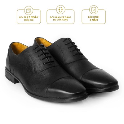Giày Tây Cao Cấp THE ÉMIN CAPTOE OXFORD - OFB07 - Da Bò Cao Cấp Lót Trong Da Bò Mộc -  Be Classy