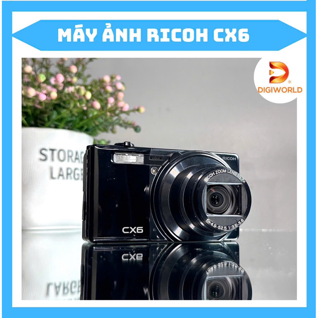 Máy ảnh RICOH CX6 . 10.7 Megapixel ( Mới 99% )