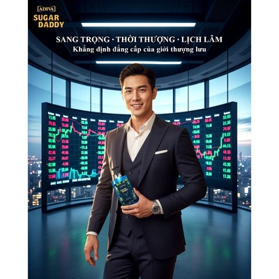 Sữa Tắm  Hương Nước Hoa Kháng Khuẩn Cho Nam ADIVA Sugar Daddy 400ml