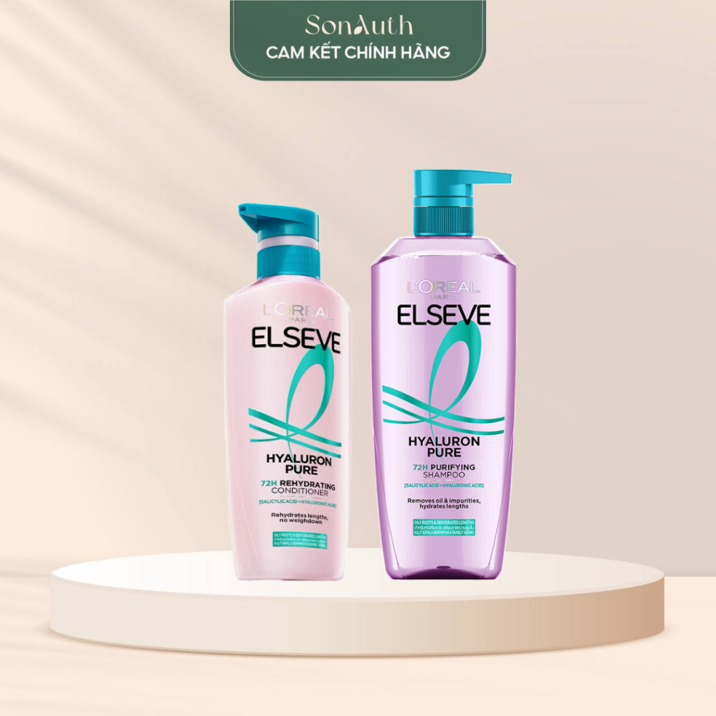 [Xanh dương] Bộ dầu gội L’O.ré.l Paris Elseve Hyaluron Pure