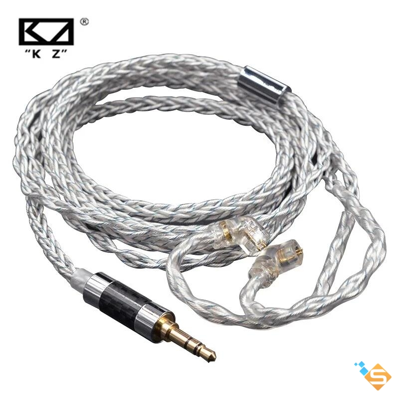 Dây Cáp Tai Nghe KZ 8 Lõi Bạc 784 Nâng Cấp Cho KZ ZS10 PRO ZSN ZSX EDX PRO