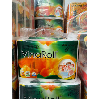 [ LOẠI 1 ] SỈ 12 bịt giấy cuộn vệ sinh không lõi Vinaroll Dai Mịn hàng siêu thị