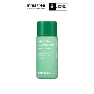 (Quà tặng không bán) Toner dạng sữa cấp ẩm, phục hồi INNISFREE Green Tea Ceramide Milk 15ml