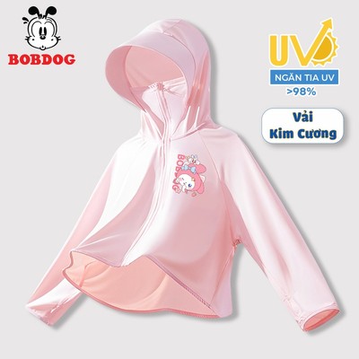 Áo chống nắng cho bé BOBDOG chất liệu vải kim cương thoáng mát in hình cho bé