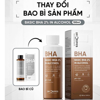 Dung Dịch Tẩy Da Chết DrCeutics Nền Cồn Basic BHA 2% In Alcohol (100ml, 200ml)