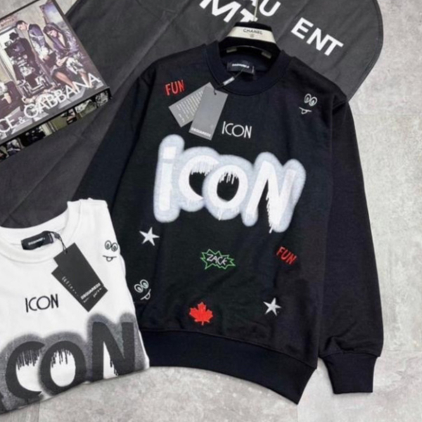 Áo Sweater Nam Nữ In Icon Hoa Lá Cành Toàn Thân Trước Chất Liệu Nỉ Mềm Mịn Trẻ Trung Năng Động